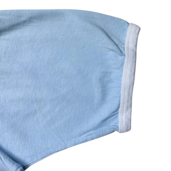 70s 80s vintage dragon v-neck ringer t-shirt single stitch traditional graphic. - Picture 6 of 7